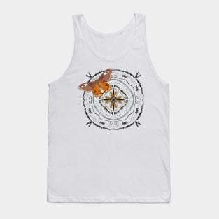 Butterfly and mandala Tank Top